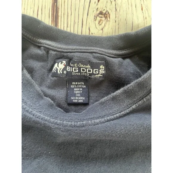 Big Dogs Shirt Mens XXXL Do I Look Like a Freakin People Person Novelty Blue - Picture 3 of 7